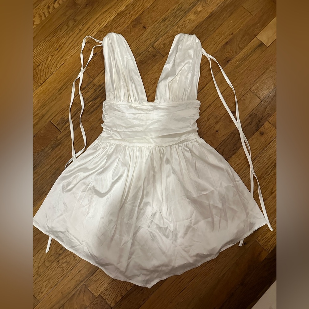 Satin party dress